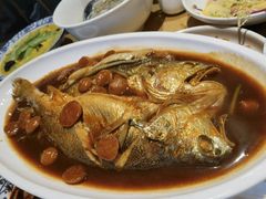 豆渣饼黄鱼-兔爸私家小厨(新北万达店)