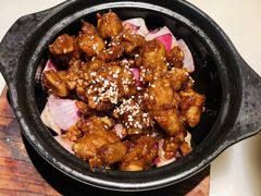 蒜香蜜汁排骨-绿茶餐厅(成都大悦城店)