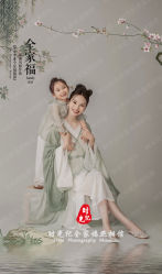 -时光纪亲子全家福照相馆(静安店母女写真父母纪念照)
