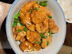 青椒炒油豆腐-农耕记·湖南土菜(halo广场店)