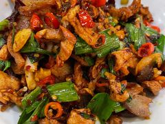 土萝卜干炒土腊肉-吃饭皇帝大土家民族菜(正大广场店)