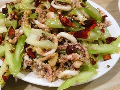 干煸鱿鱼须-鑫来子菜馆