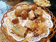 潮汕手卷炸粴肉-潮十三潮汕砂锅粥(高新四路大都荟店)