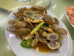 尖椒炒花甲-乡味海鲜农家菜·巽寮土窑鸡(地道美食店)