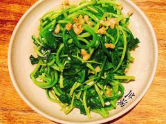 清炒鸡毛菜-兰溪小馆(东直门簋街店)
