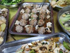 蒸肉丸-拉叔扇鸡
