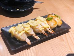 猫山王榴莲火炙玻璃虾寿司-吉兆火炙寿司(方大城店)