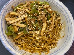 青椒干子肉丝-一味老卤面(大石桥店)