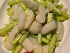 荠菜芦笋炒马蹄-老头儿油爆虾(星光一期店)