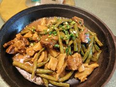 排骨扁豆焖卷子-山乡农家院(海淀区西北旺店)