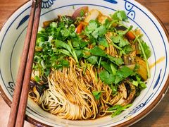 葱炒鳝糊面-爱家面馆(常州总店)