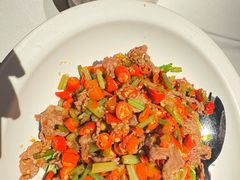 小炒黄牛肉大分-逐鹿·古风·湘菜馆(望京店)