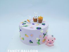 -卡比儿童蛋糕·心意定制·低脂零卡糖动物奶油FancyBALLOON(滨海店)