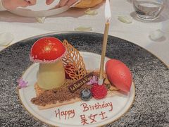 圣诞草莓蛋糕佐树莓冰霜-Le Bistrot de Racine