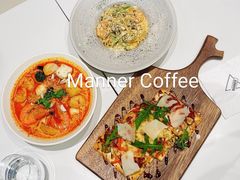 奶油鲜虾芦竹笋意面-Manner Coffee(万象食家店)