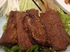 烙饼卷带鱼-北平小馆·烤鸭·家常菜(磨房北里店)