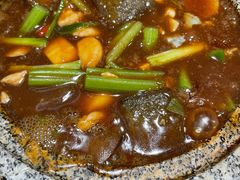 石锅自磨黑豆腐-粤仔湾砂锅粥(广益哥伦布店)