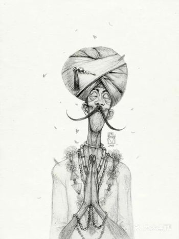 素描插画也能这么玩?吹爆这个画风!