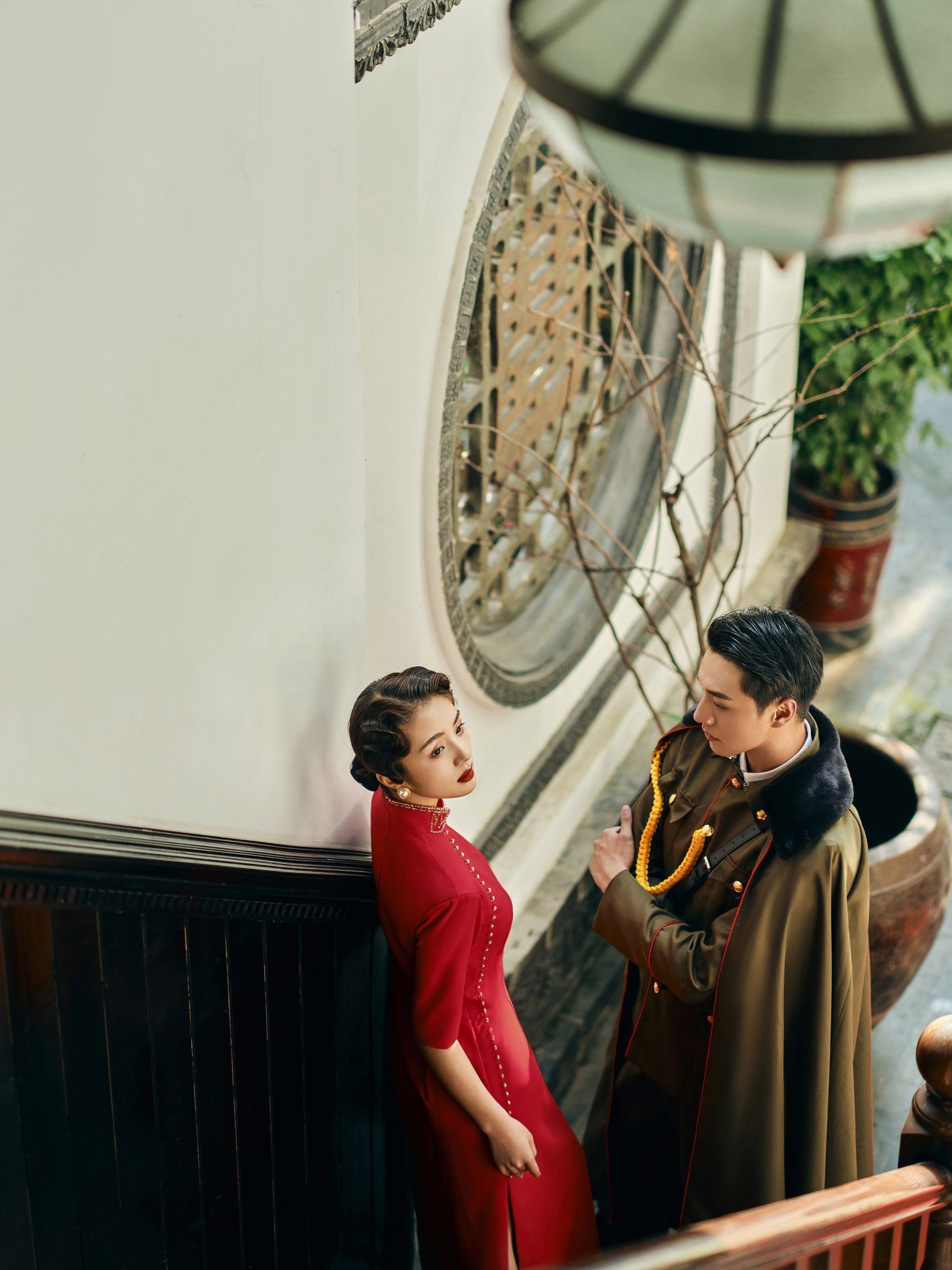 宿命感这不就来了嘛!民国复古军阀婚纱照