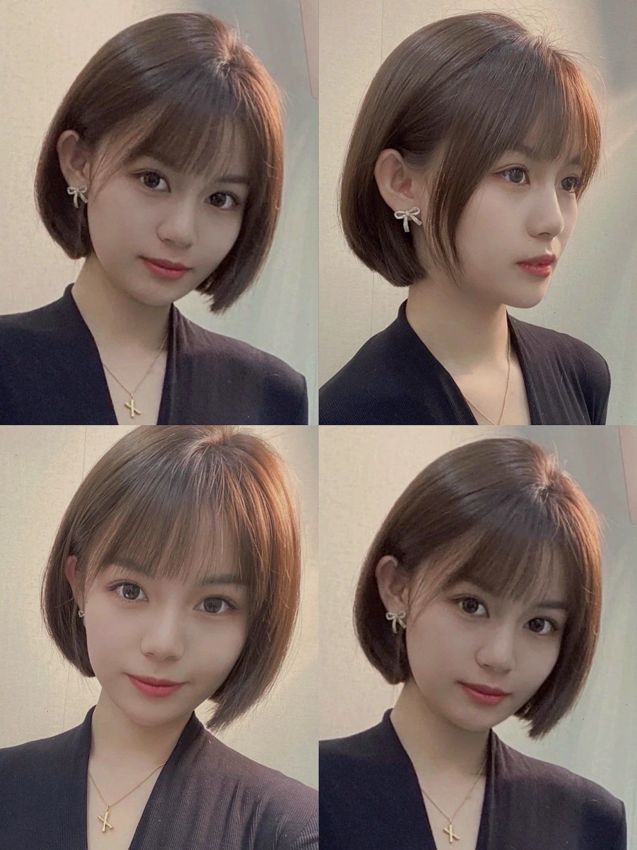 圆脸长脸方脸椭圆脸瓜子脸都可以驾驭的哈\\n矮个子女生首选发型可甜