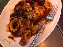 泰式辣椒膏炒墨鱼仔-simply thai天泰(长泰广场店)