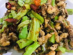 干煸鱿鱼-满口香饭店