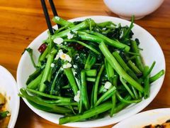 蒜泥空心菜-旺山·浪头人家