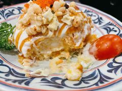 炸温泉蛋土豆泥沙律-仙隐小鹿中華の日料(正弘城店)