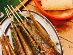 生猛游水虾-禄婶鸡煲·打边炉