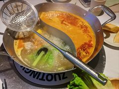 日光番茄鸳鸯锅-左庭右院鲜牛肉火锅(七宝领展广场店)