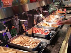 自助取餐区-亚龙湾希尔顿自助餐厅·海鲜·烧烤·沙滩BBQ·现场乐队
