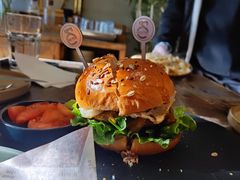 黑椒牛肉汉堡-HIGH FIVE哈福手工汉堡(桂林路店)