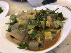 炝拌大拉皮-港畔赶海蒸汽海鲜烧烤自助(仙螺岛店)