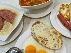 薯仔番茄肉碎汤茶餐-香港新发烧腊茶餐厅(水围店)