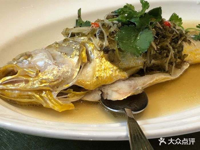 上海小南国(世贸天阶店)太雕酒香蒸黄鱼图片 - 第485张