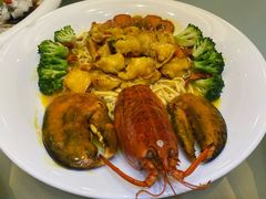 芝士伊面焗澳洲花龙-君德澜酒家·创意粤菜(金山谷店)