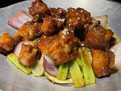 蒜香蜜汁排骨-绿茶餐厅(乐峰广场店)