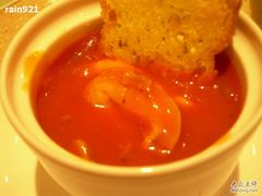 赠送的鲍鱼羹-亮马河饭店翠雅咖啡厅