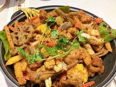 干锅牛蛙-渝蛙馆(新百店)
