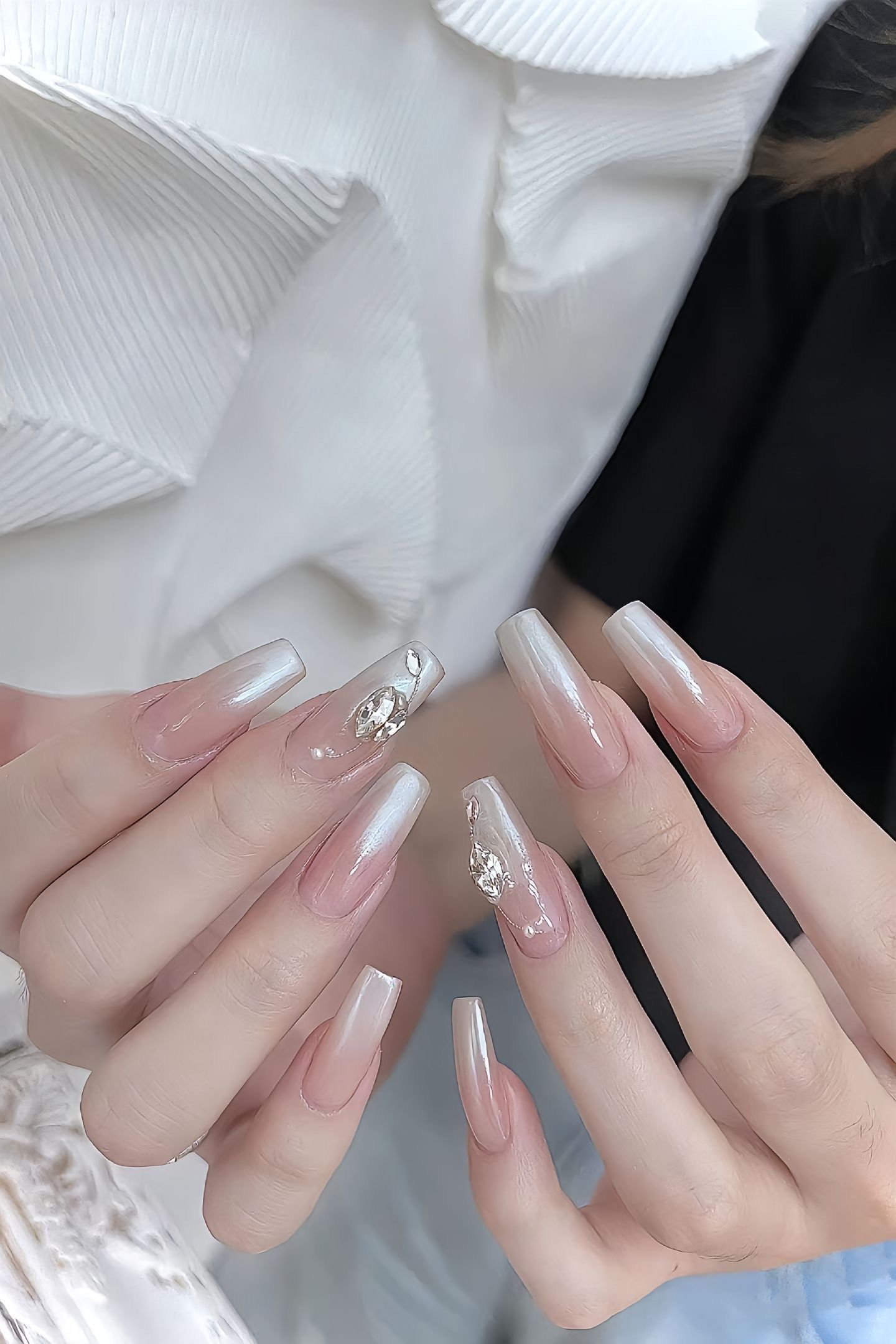 温柔浅色系美甲💅上手超显气质又温柔.简