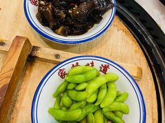 盐水毛豆-三里屯土灶炖公鸡地锅鸡(江东店)