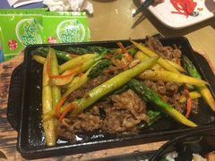铁板肥牛炒芦笋-友壹町寿司(嘉洲广场店)