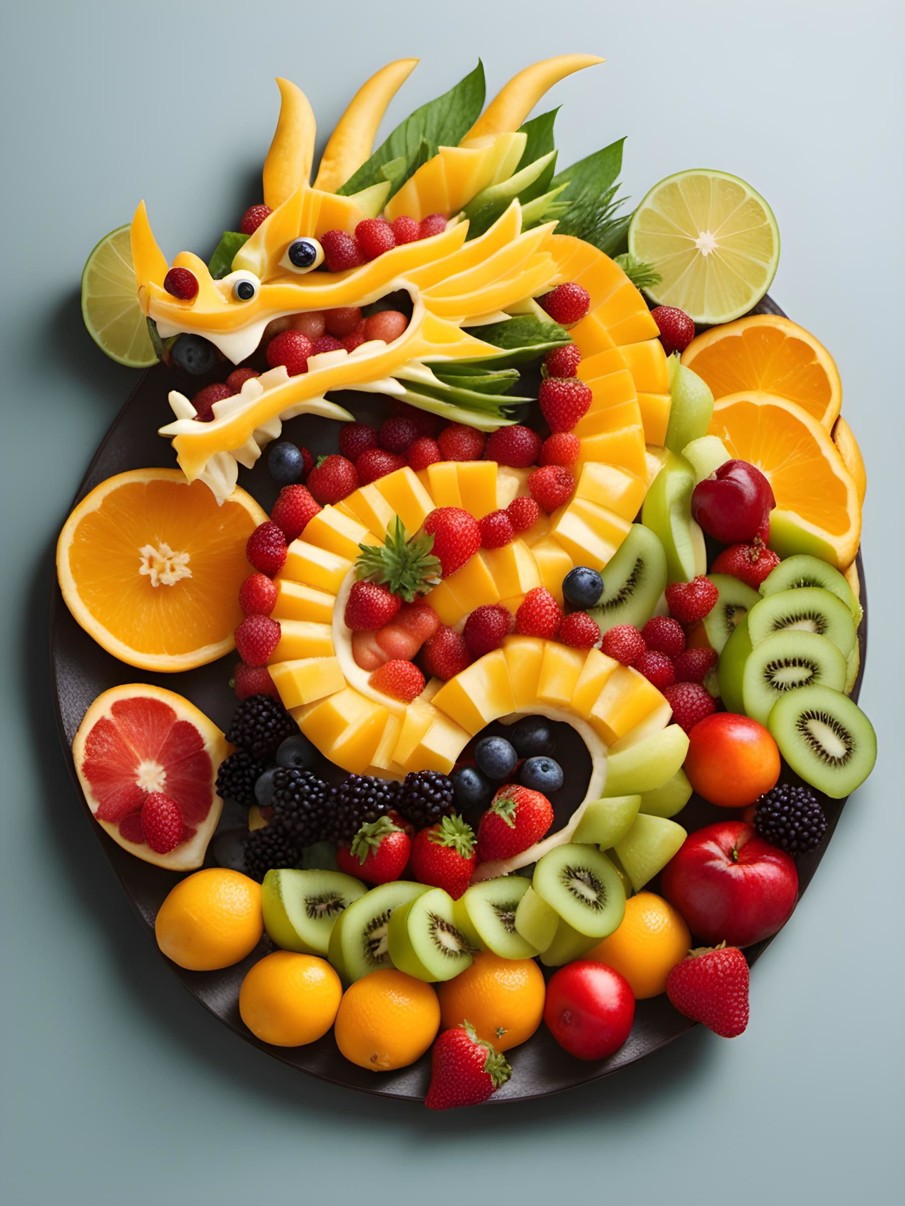 我有一个小小的愿望,那就是希望每个看到我龙水果拼盘的家人们,都能