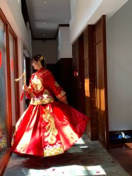 点击看大图 -藤薰定制中式嫁衣礼服旗袍店