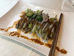 秋葵拌沙虫-黑明餐厅(白鹭洲店)