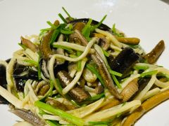 茭白炒现划鳝丝-玫瑰厅上海菜(兴国路店)