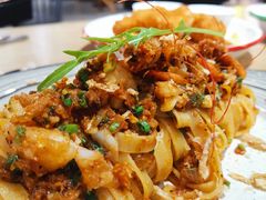 南洋大虾龙利鱼宽面-HELLO 27 意面·沙拉·帕尼尼