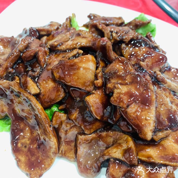 壶园美食·淮扬菜(东圈门店)酱爆猪肝图片