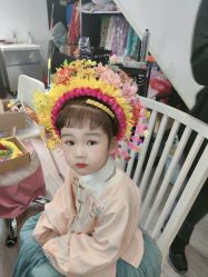 -后宫·古装汉服京剧儿童亲子全家福摄影