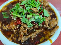 水煮牛肉-北大地皖峰饭馆
